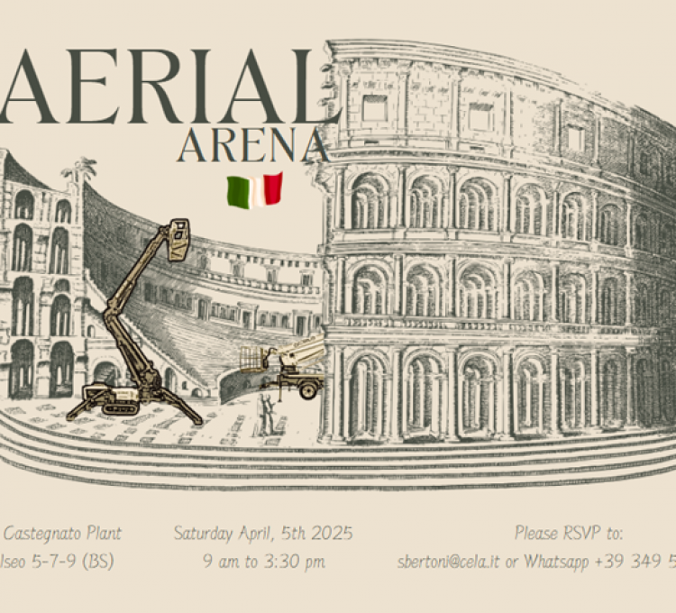 意大利CELA舉辦AERIAL ARENA活動(dòng)，展示最新高空作業(yè)平臺(tái)技術(shù)